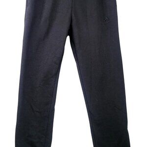 Adidas Mens All Season Pants Black Zippered Cuffs Joggers All SZN Logo Size Smal